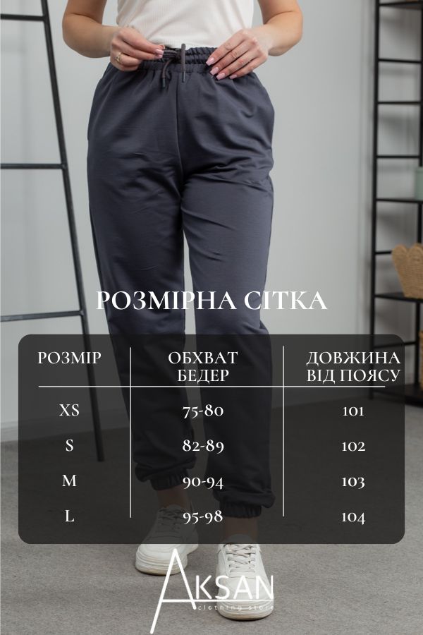 Штани Aksan 21.908 Темно сірий