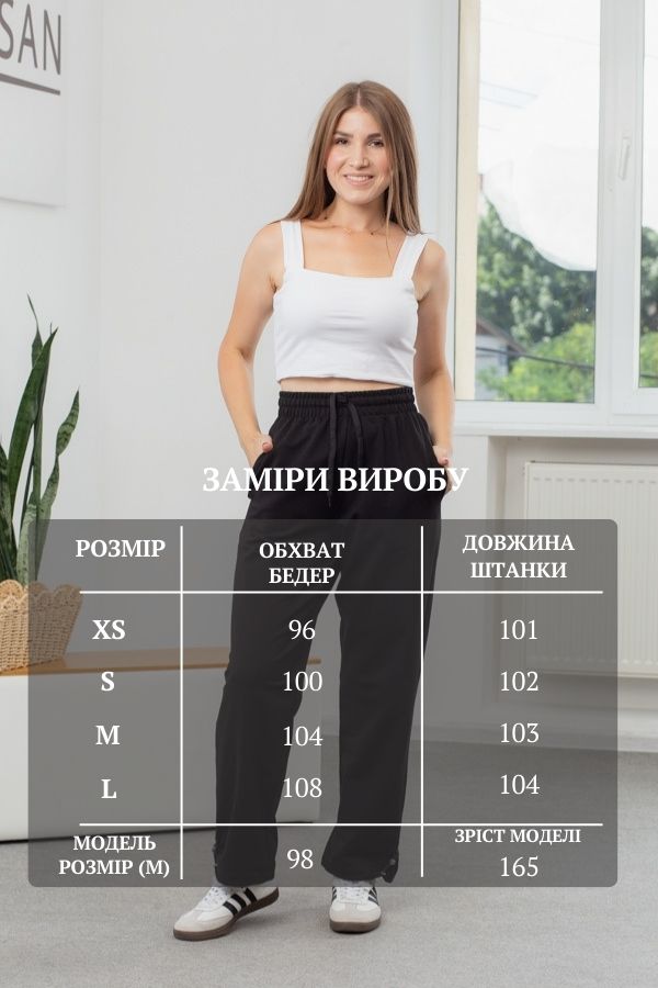 Штани Aksan 25.2760 Чорний