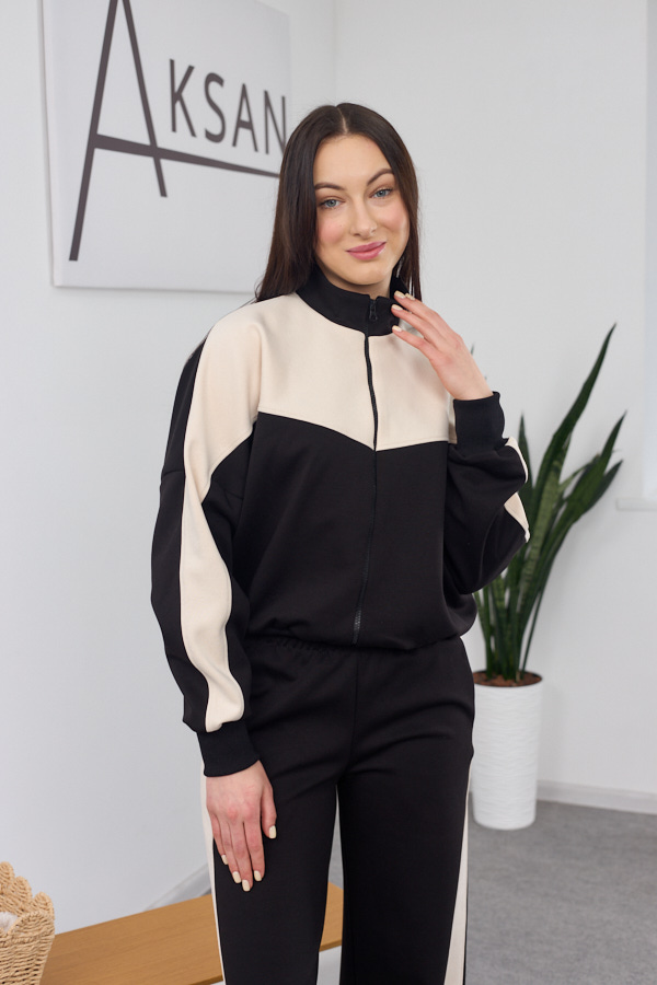 Спортивний костюм Aksan 26.2876 Чорний