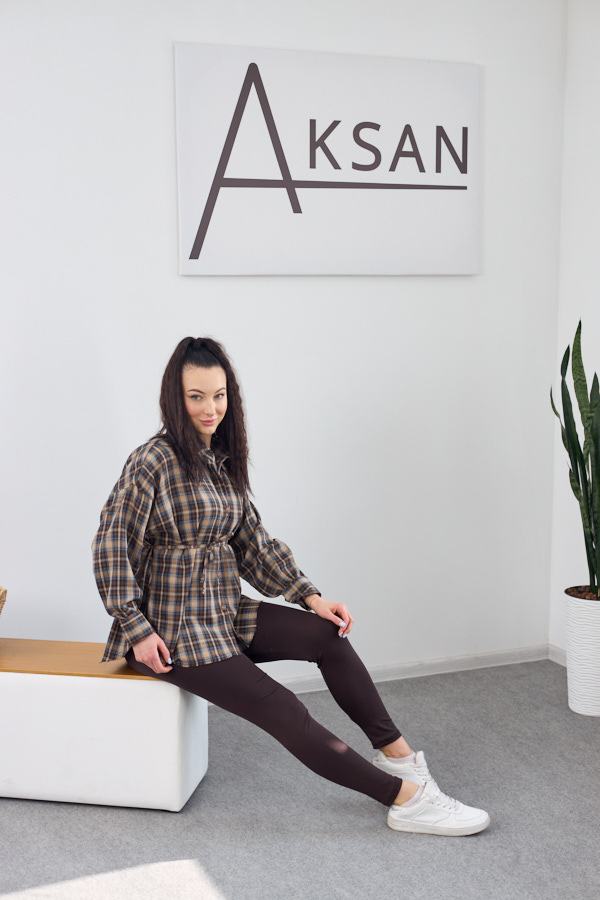Сорочка Aksan 26.2877 Коричневий