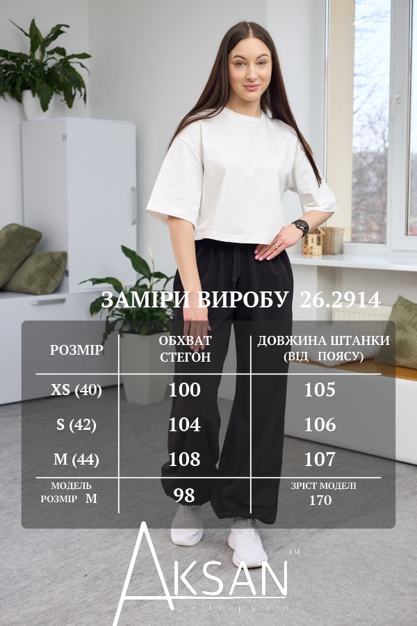 Штани Aksan 26.2914 Чорний